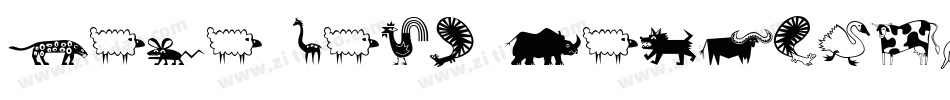 Mini Pics LilCreatures字体转换
